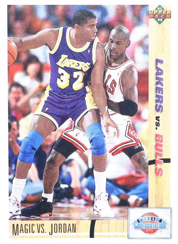 1991 MTG Magic: The Gathering #34 Magic Johnson front
