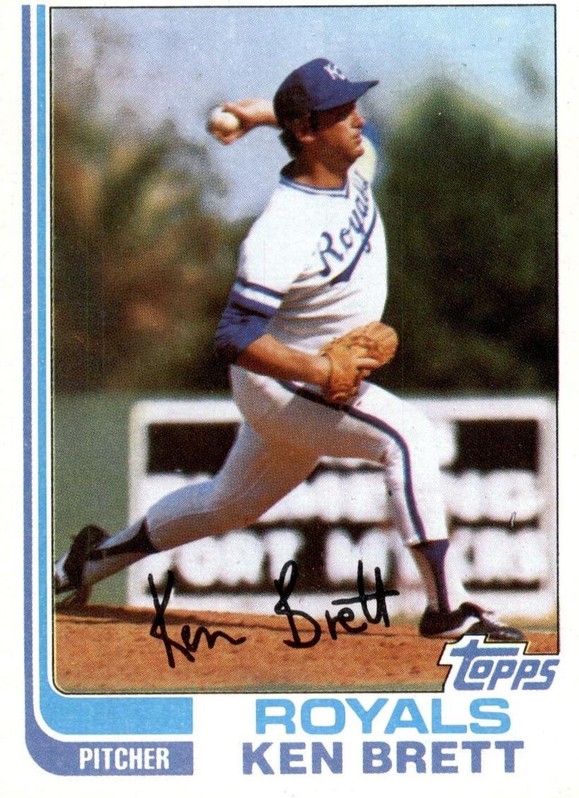 1982 Topps Ken Brett #397 card