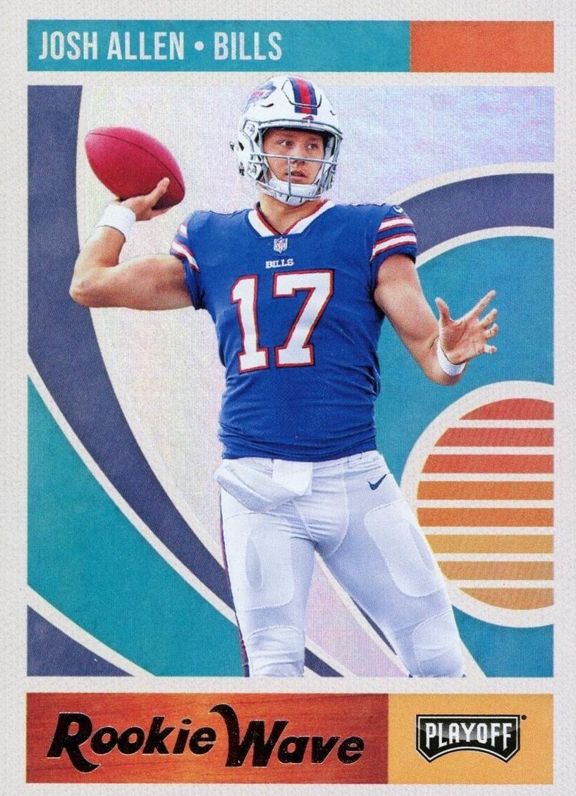 2018 Panini Playoff Rookie Wave Josh Allen #4 card