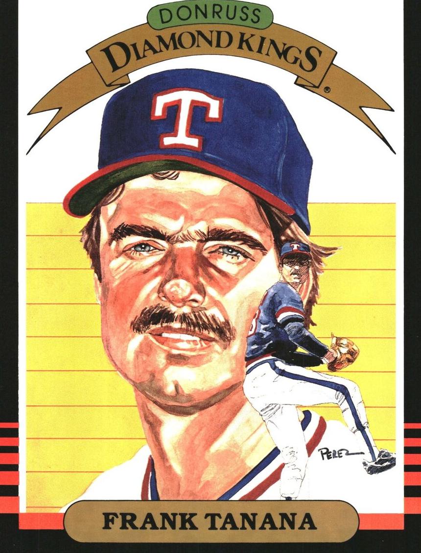 Frank Tanana 1985 Donruss Diamond King Baseball