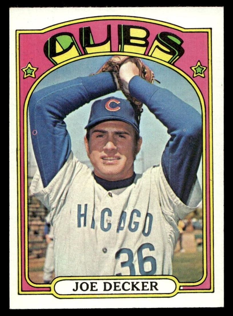 1972 Topps Joe Decker #612 card
