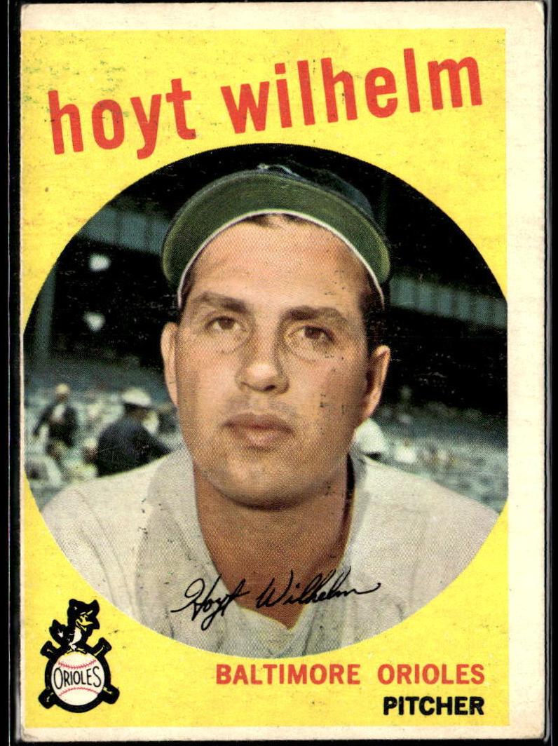 1959 Topps Hoyt Wilhelm #349 card