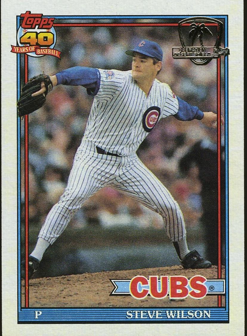 1991 Topps Steve Wilson #69 card
