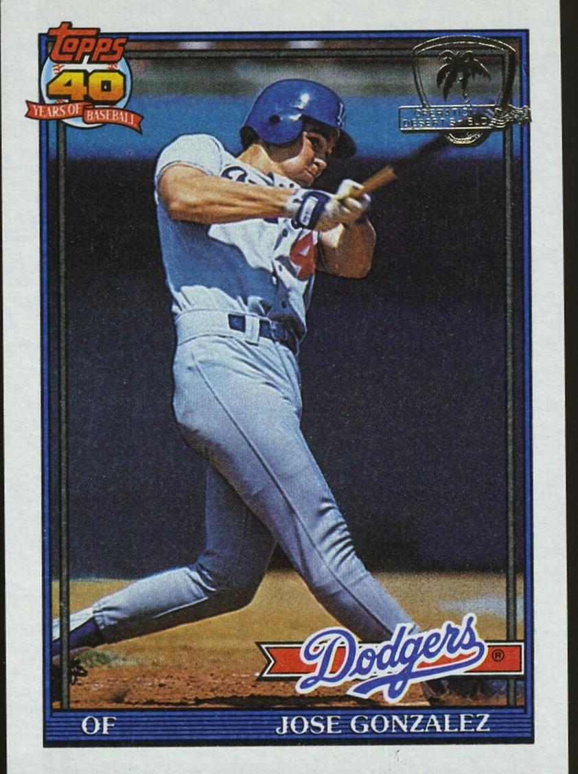 1991 Jose Gonzalez #279