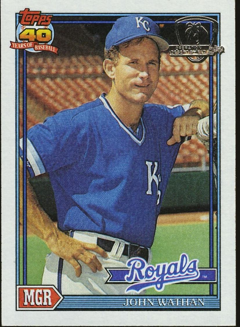 1991 John Wathan #291