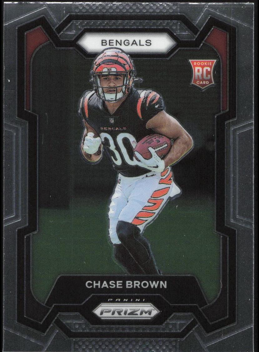 Chase Brown 2023 Prizm Football card