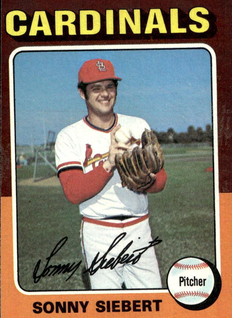 1975 Topps Sonny Siebert #328 card