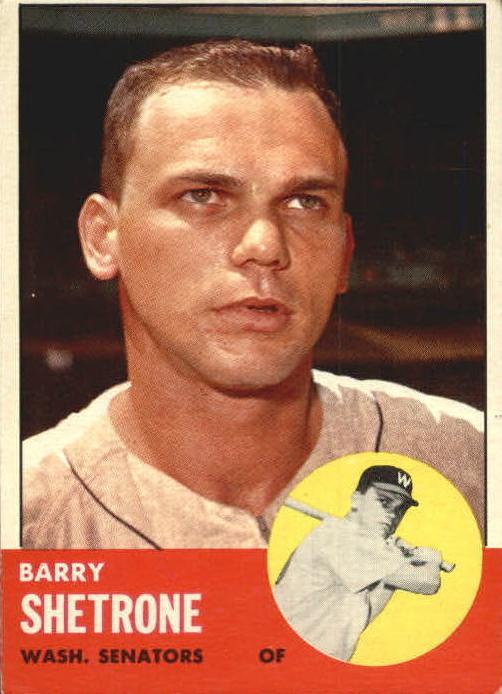 1963 Topps Barry Shetrone #276 card