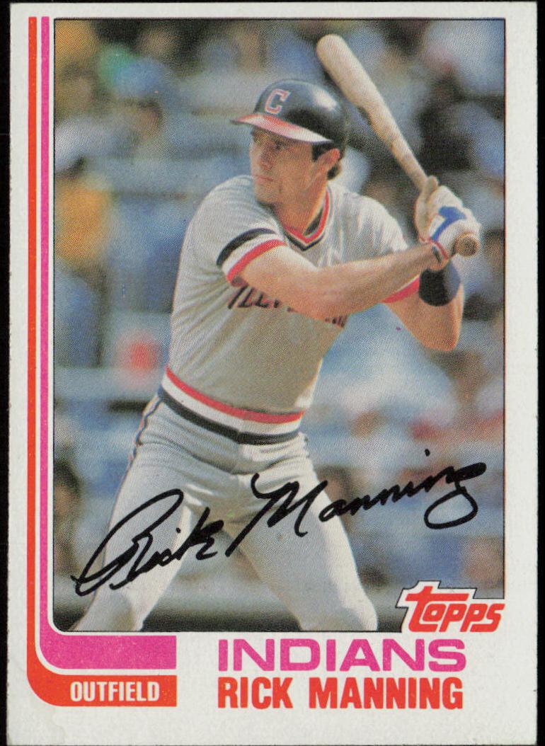 1982 Topps Rick Manning #202 card