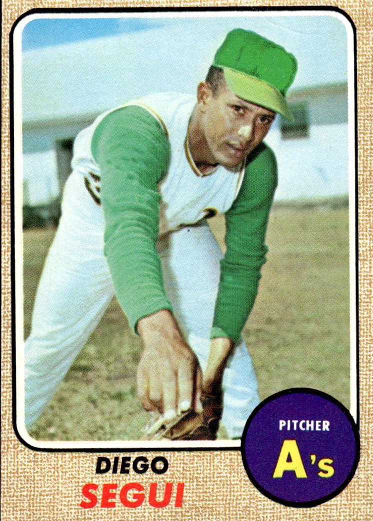 1968 Topps Diego Segui #517 card