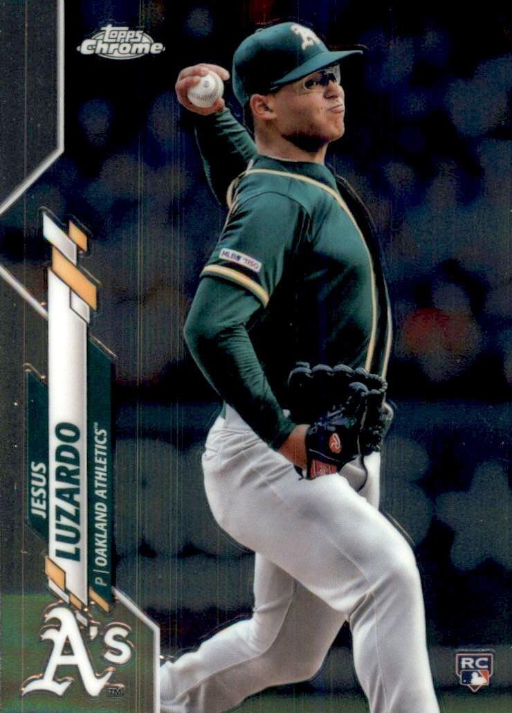 2020 Topps Chrome Jesus Luzardo #5 card