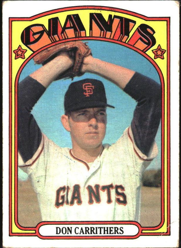 1972 Topps Don Carrithers #76 card