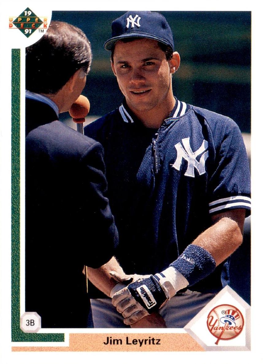 1991 Upper Deck Jim Leyritz #243 card