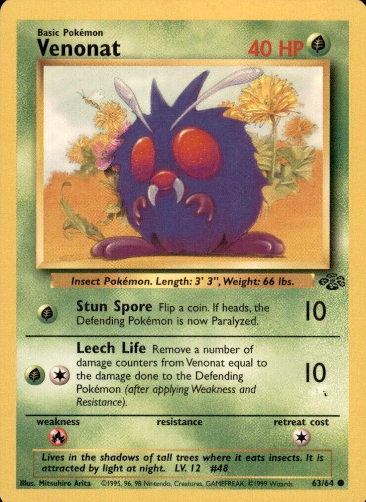 Venonat 1999 Pokemon Jungle