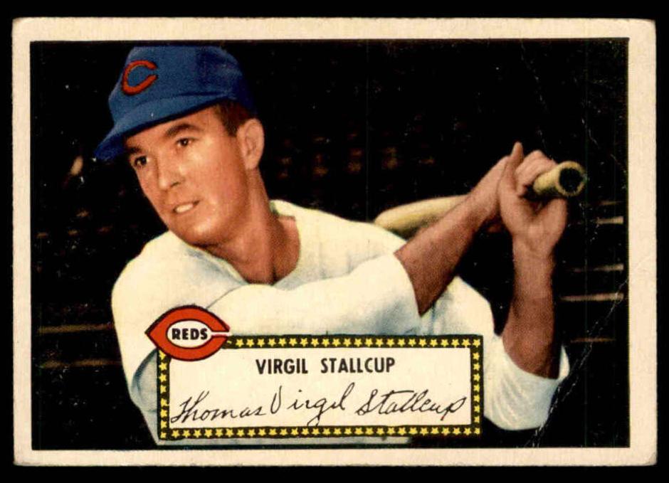 1952 Topps Virgil Stallcup #69 card