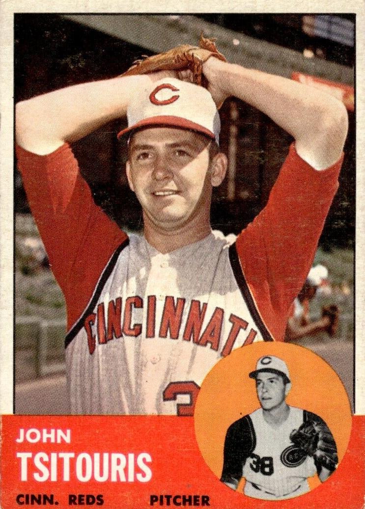 1963 Topps John Tsitouris #244 card