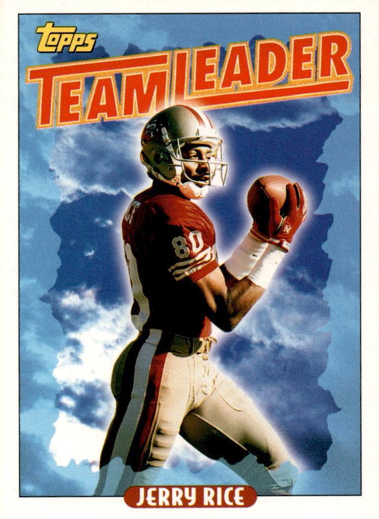 1993 Topps Jerry Rice #182 card