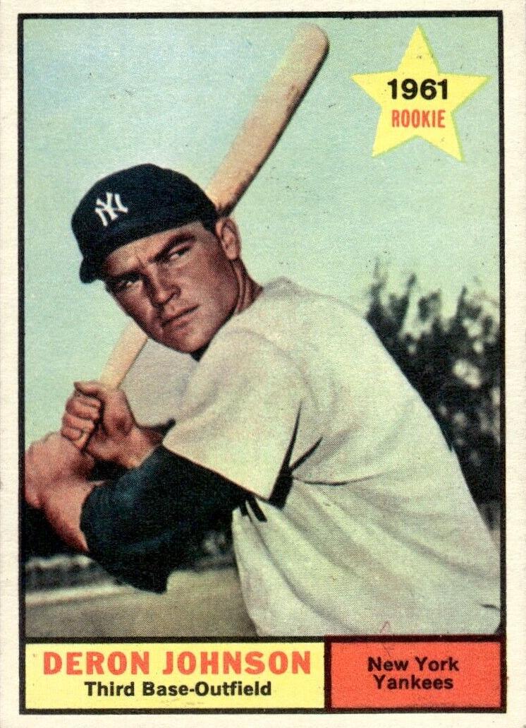 1961 Topps Deron Johnson #68 card