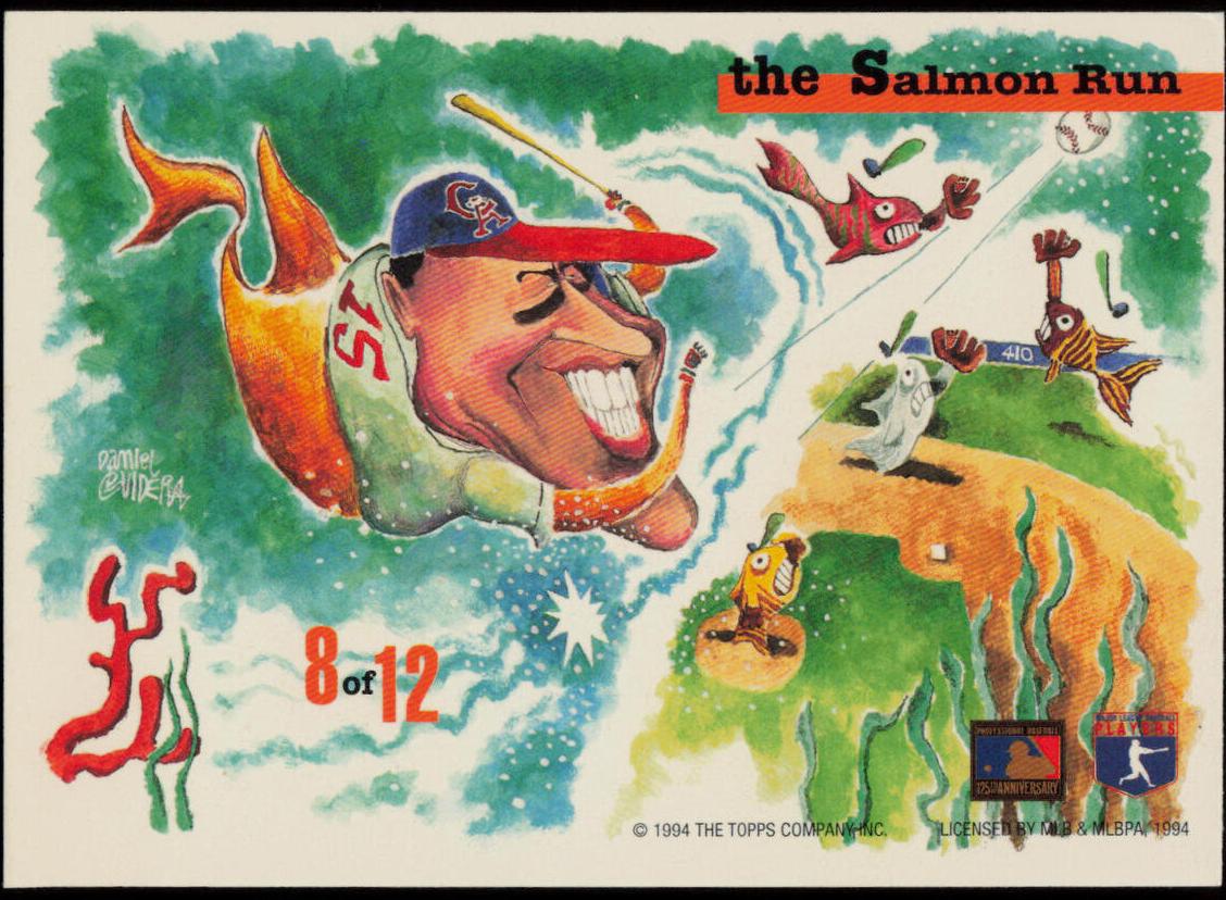 1994 Topps Stadium Club Tim Salmon #8 card