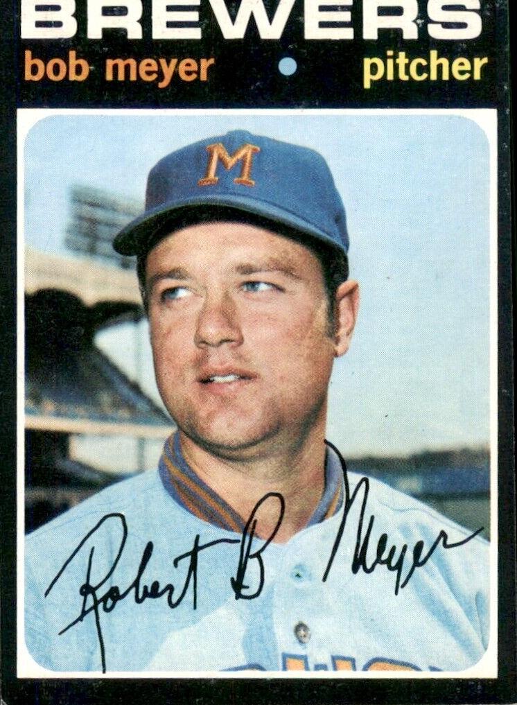 1971 Topps Bob Meyer #456 card