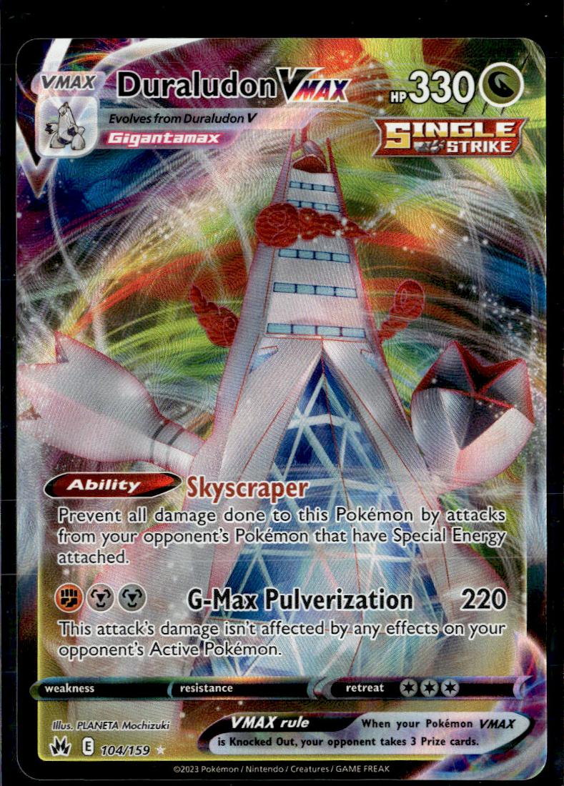 Duraludon Vmax Holo 2023 Pokemon Crown Zenith