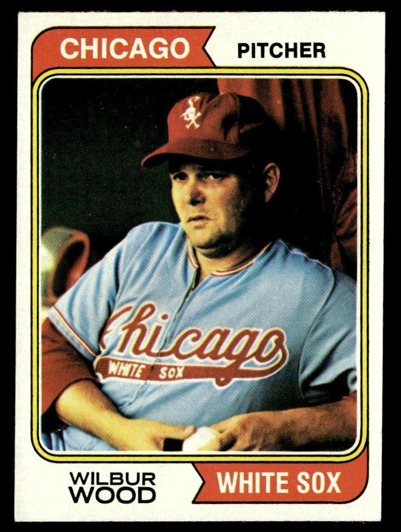 1974 Topps Wilbur Wood #120 card