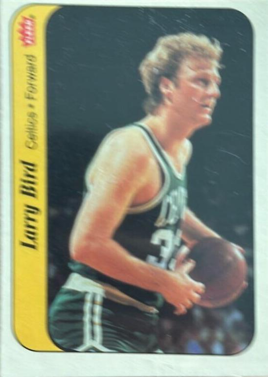 Larry Bird 1986 Fleer Stickers Basketball