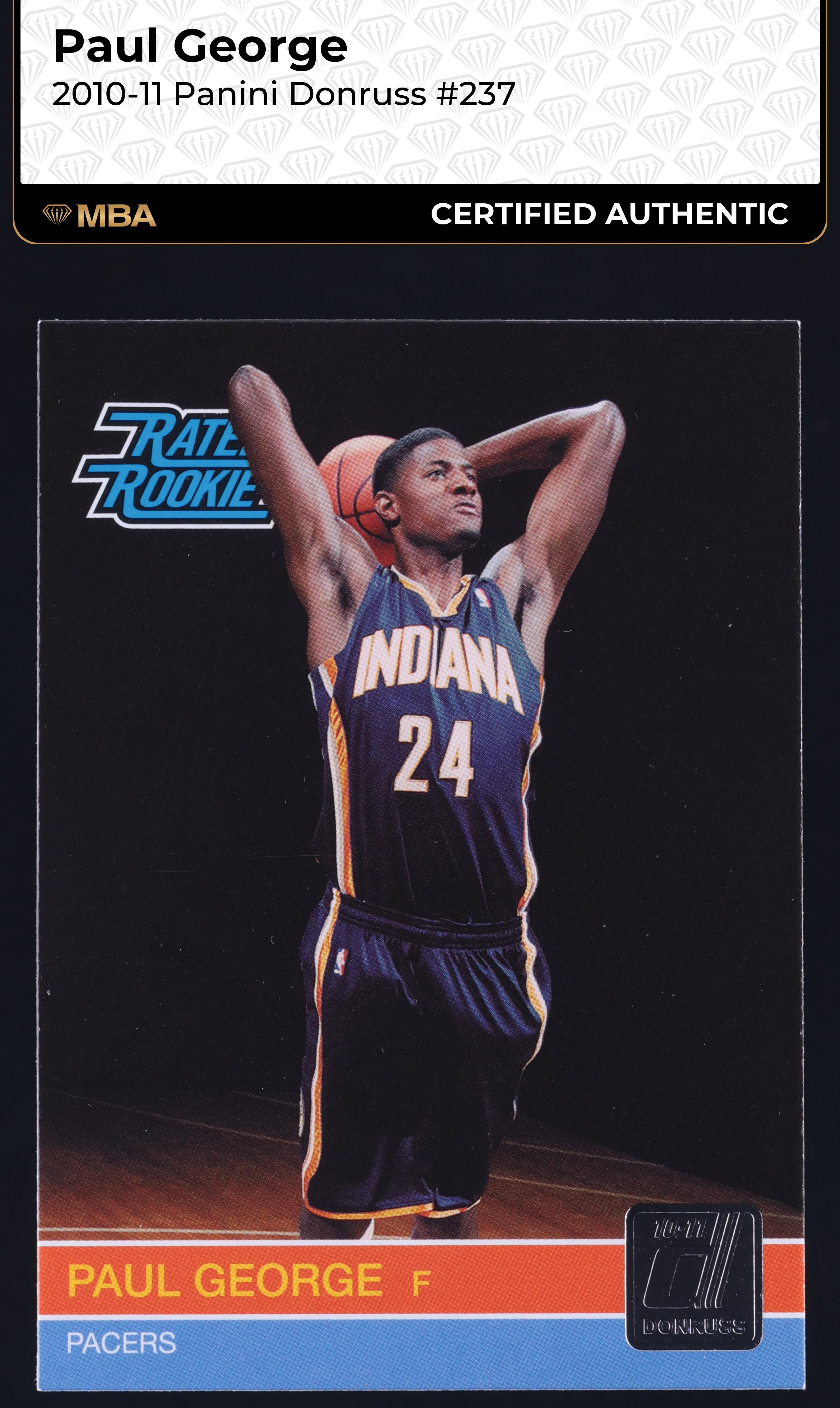 Paul George 2010 Panini Donruss Basketball