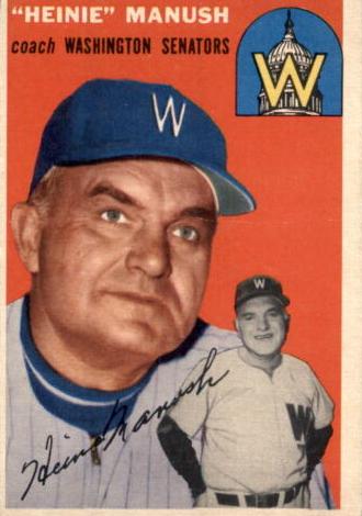 1954 Heinie Manush #187