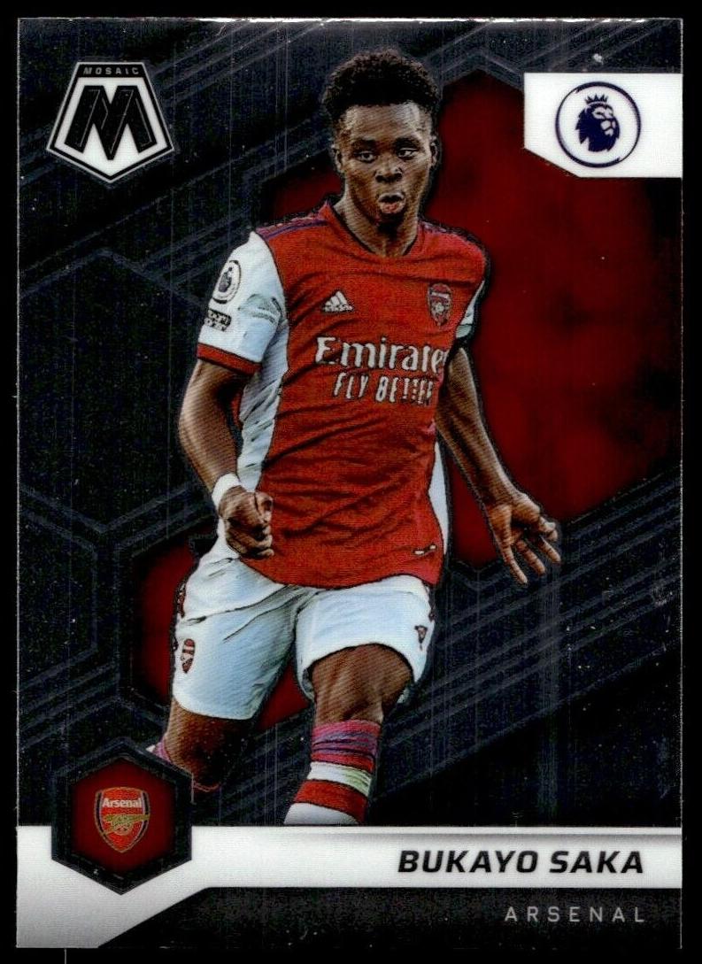 Bukayo Saka - 2021 Panini Mosaic Premier League Soccer