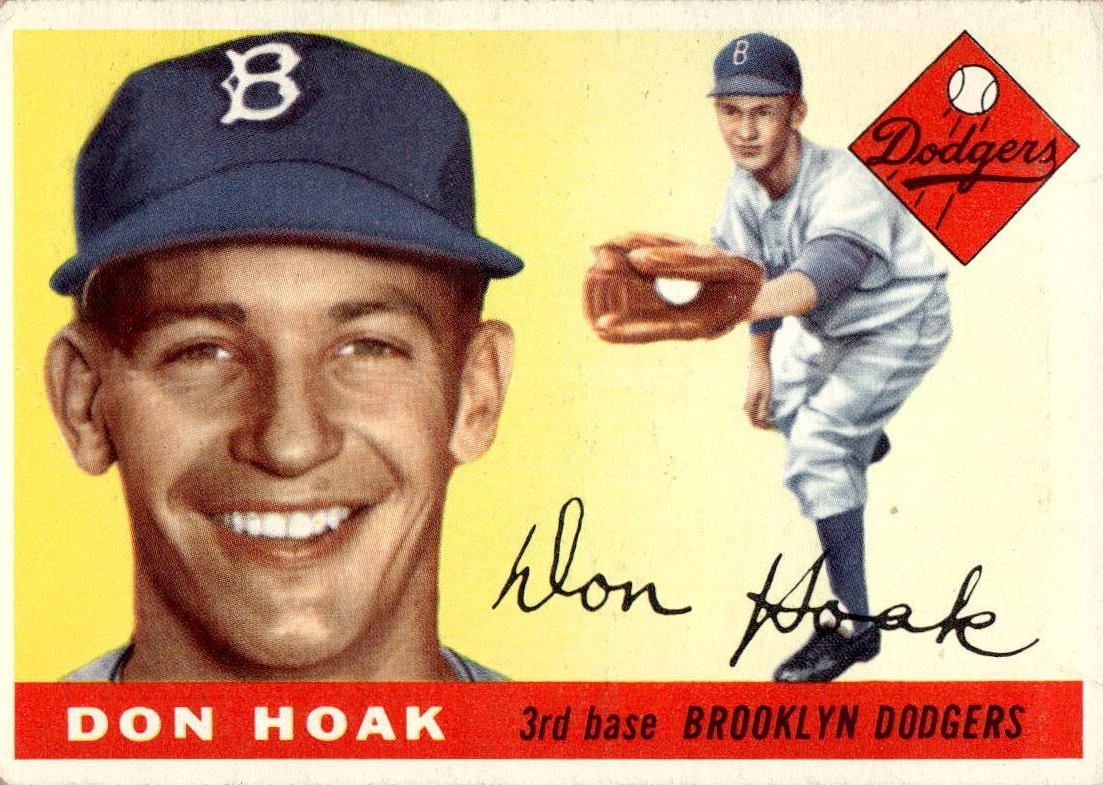 1955 Topps Don Hoak #40 card