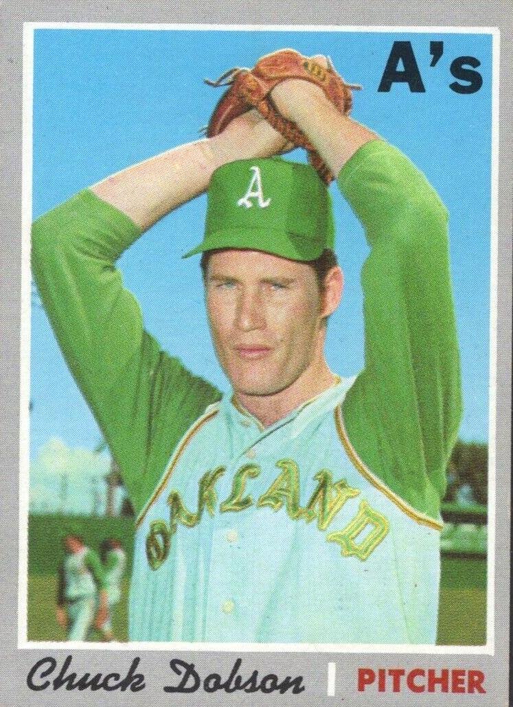 1970 Topps Chuck Dobson #331 card
