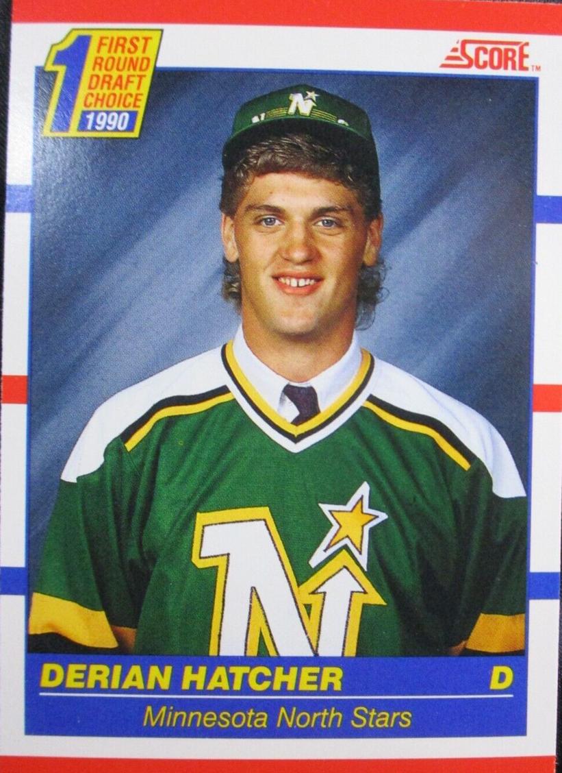 1990 Score Derian Hatcher #430 card