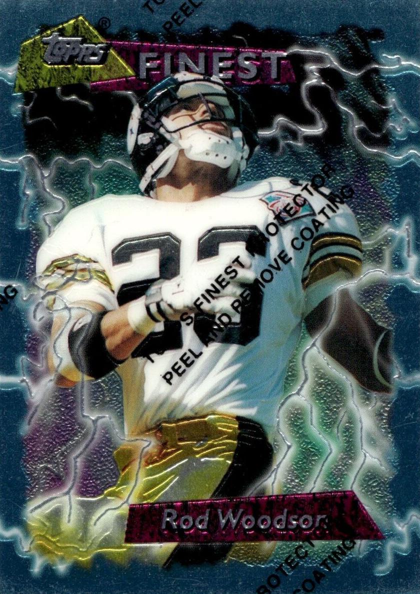 1995 Topps Finest Rod Woodson #68 card