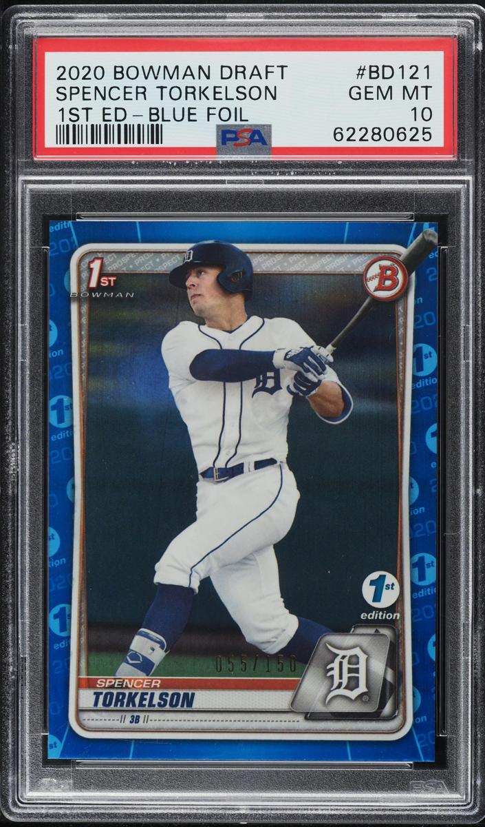 2020 Bowman Draft 1st Edition Baseball Blue Spencer Torkelson #BD-121 PSA 10