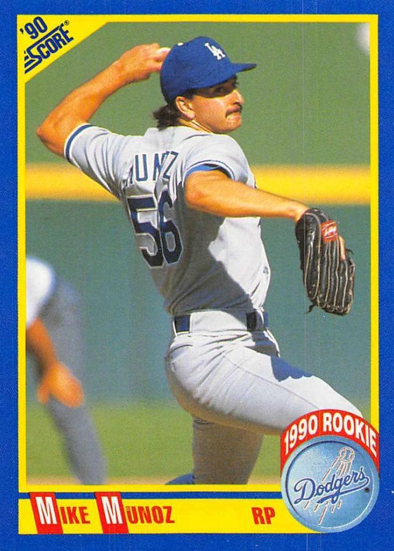 1990 Score Mike Munoz #653 card