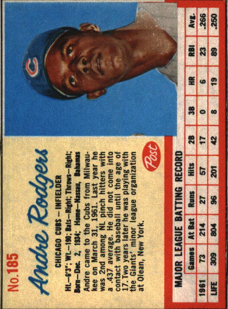 1962 Andre Rodgers #185