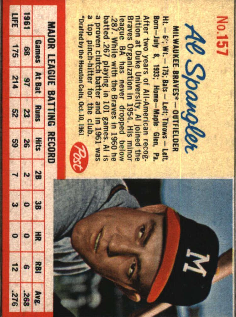 1962 Al Spangler #157