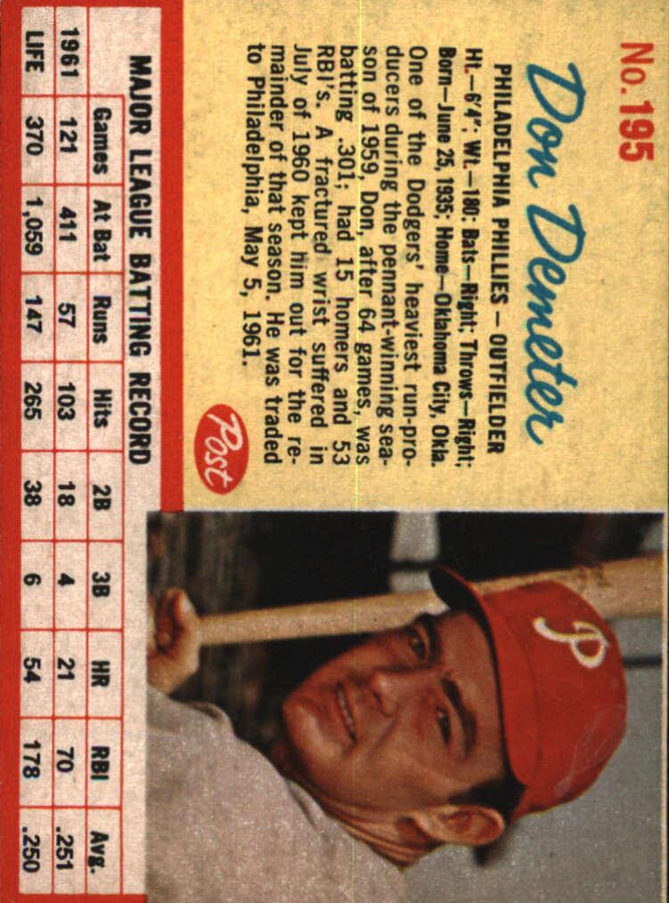 1962 Don Demeter #195