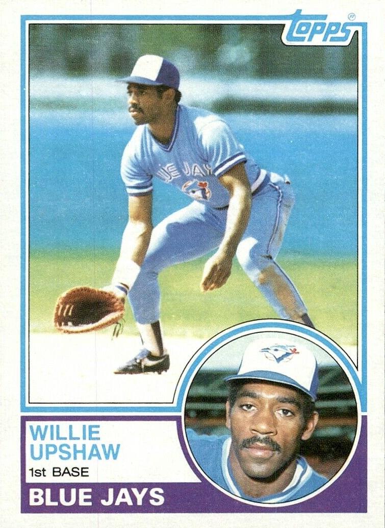 1983 Topps Willie Upshaw #556 card