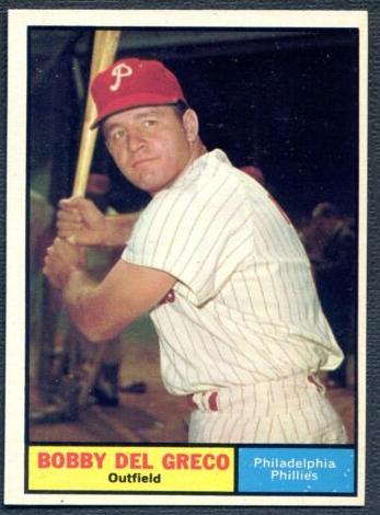 1961 Bobby Del Greco #154