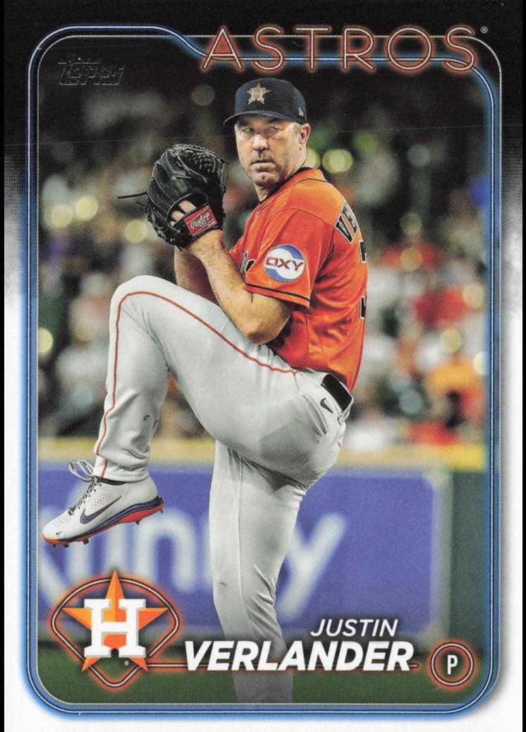 Justin Verlander 2024 Topps Series 1 card