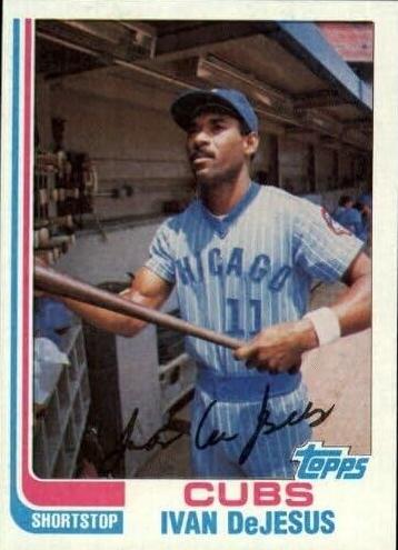 1982 Topps Ivan DeJesus #484 card