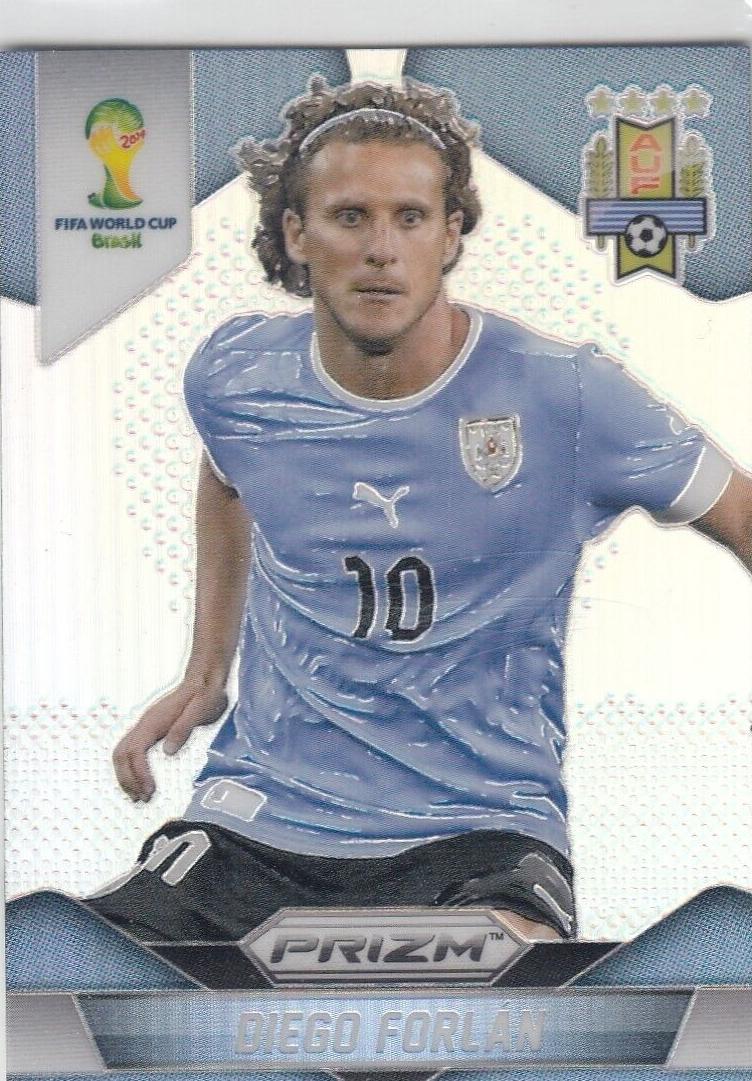 2014 Panini Prizm World Cup Diego Forlan [Blue Pulsar] #192 card