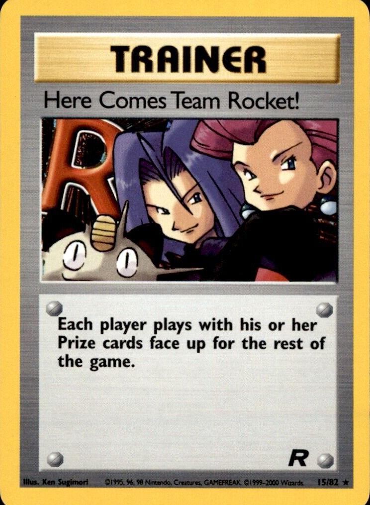 Here Comes Team Rocket! Holo 2000 Pokemon Team Rocket