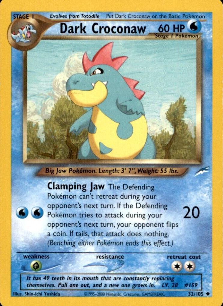 Croconaw 2000 Pokemon Neo Genesis