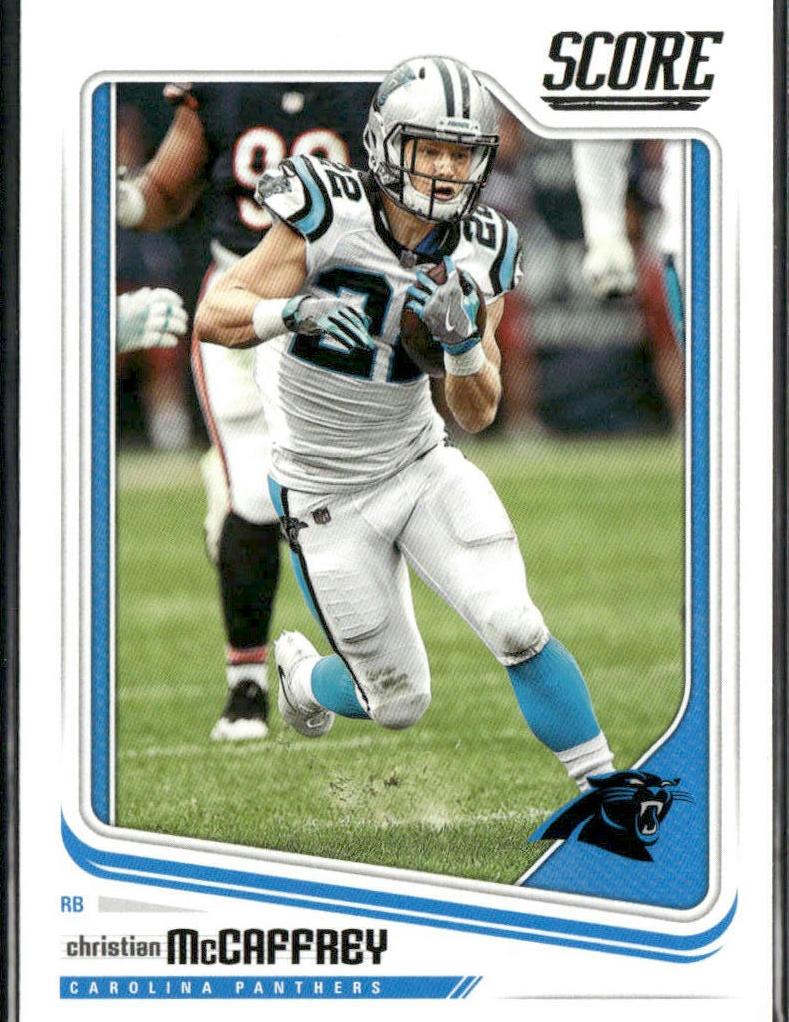 2018 Panini Score Christian McCaffrey #44 card
