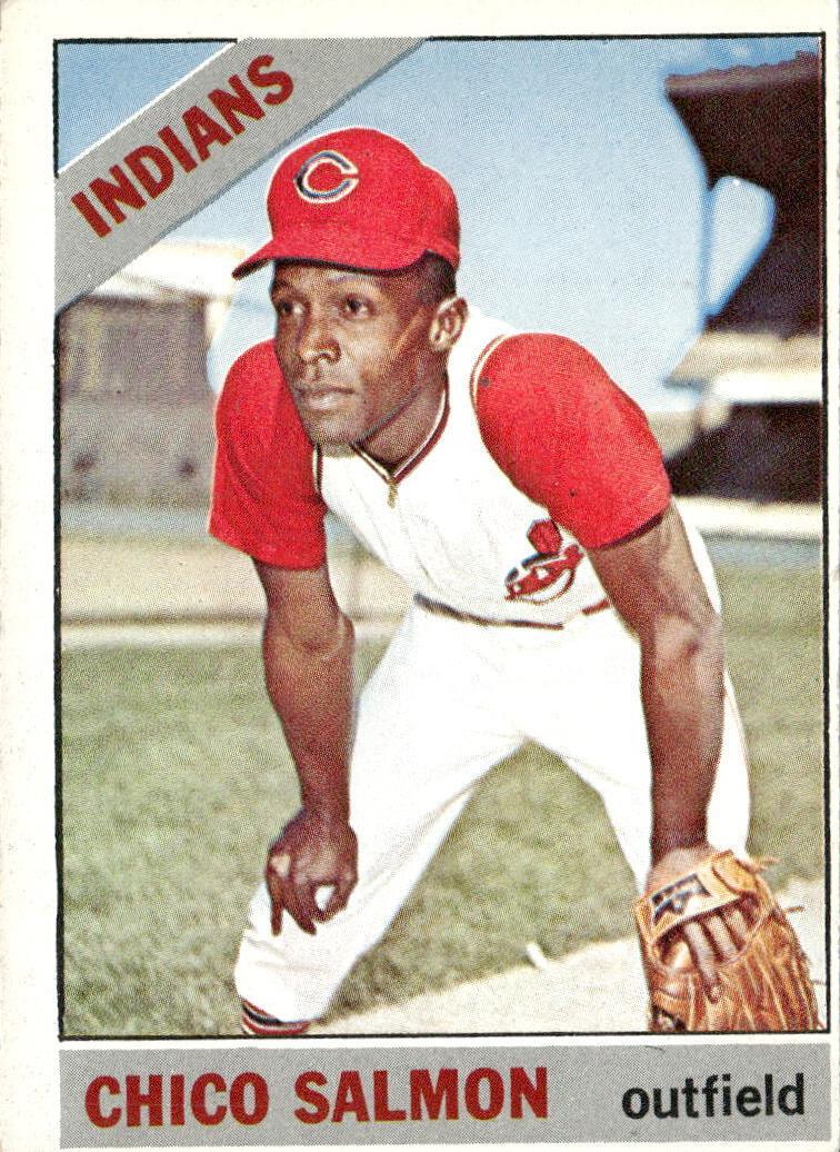 1966 Topps Chico Salmon #594 card