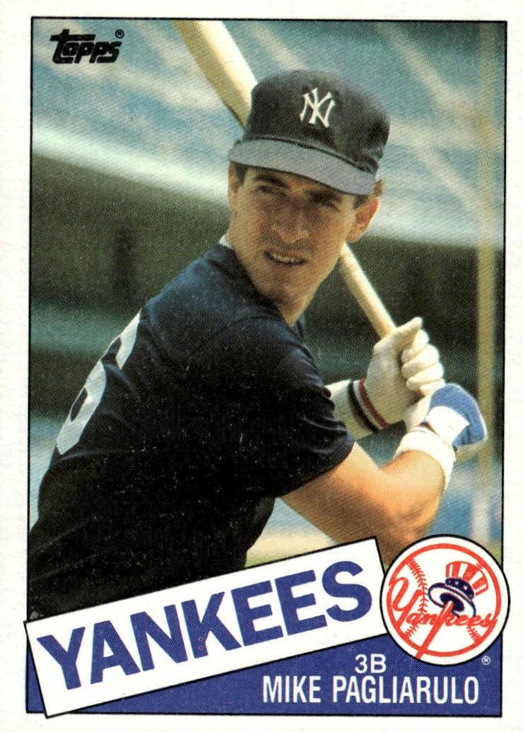 1985 Topps Mike Pagliarulo #638 card