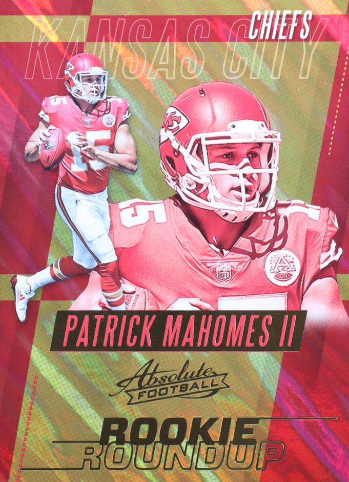 2017 Panini Absolute Rookie Roundup Patrick Mahomes II #20 card